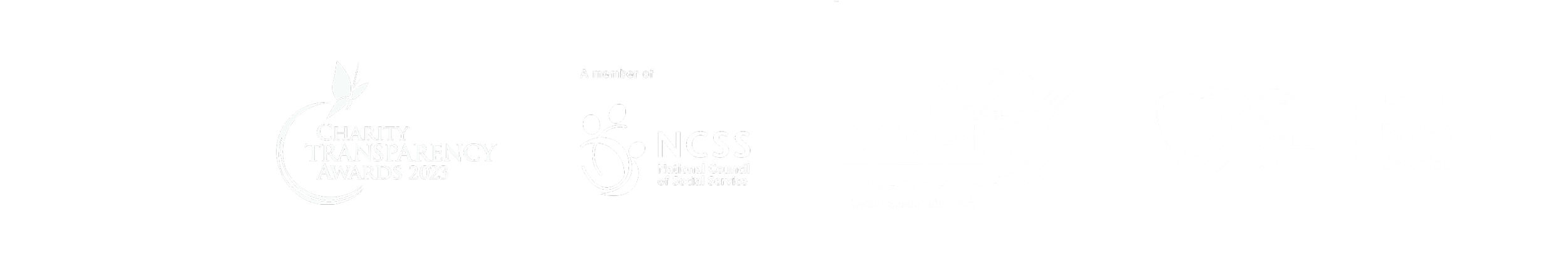 Our partners: Charity Transparency Awards 2023, NCSS, ISOCert, Cyber Safe and Cyber Essentials