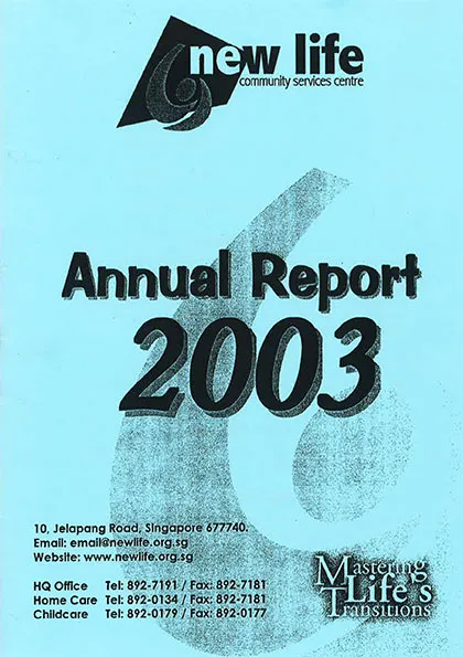 2003 New Life Community Services AR2003