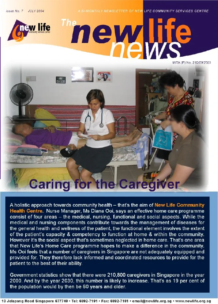 2004 Issue #07: Caring for the Caregiver