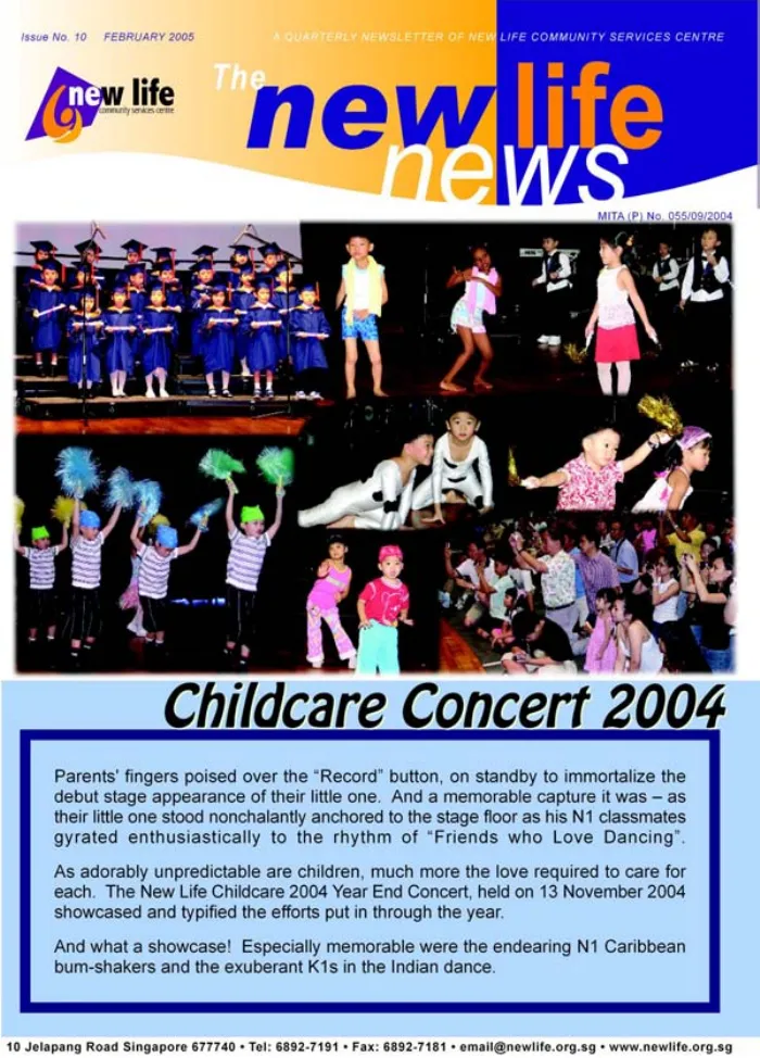 2005 Issue #10: Childcare Concert 2004
