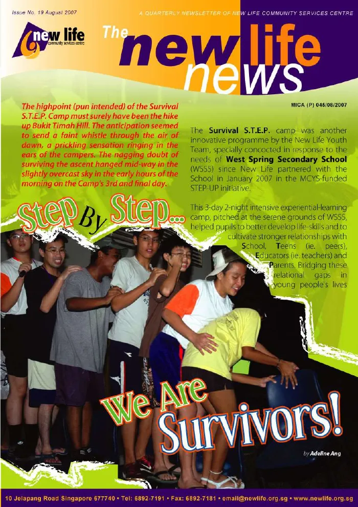 2007 Issue #19: Step by Step… We are Survivors!