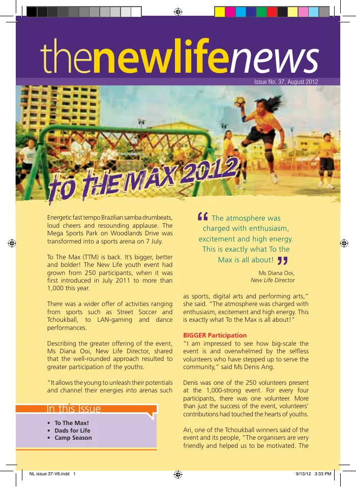 2012 Issue #37: To the Max 2012