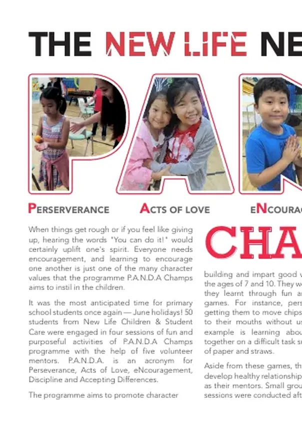 2015 Issue #44: P.A.N.D.A. Champs