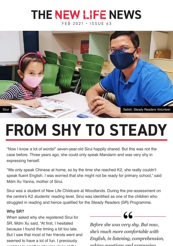 2021 Issue #63: From Shy to Steady