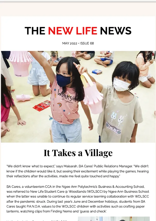 2022 Issue #68: It Takes a Village
