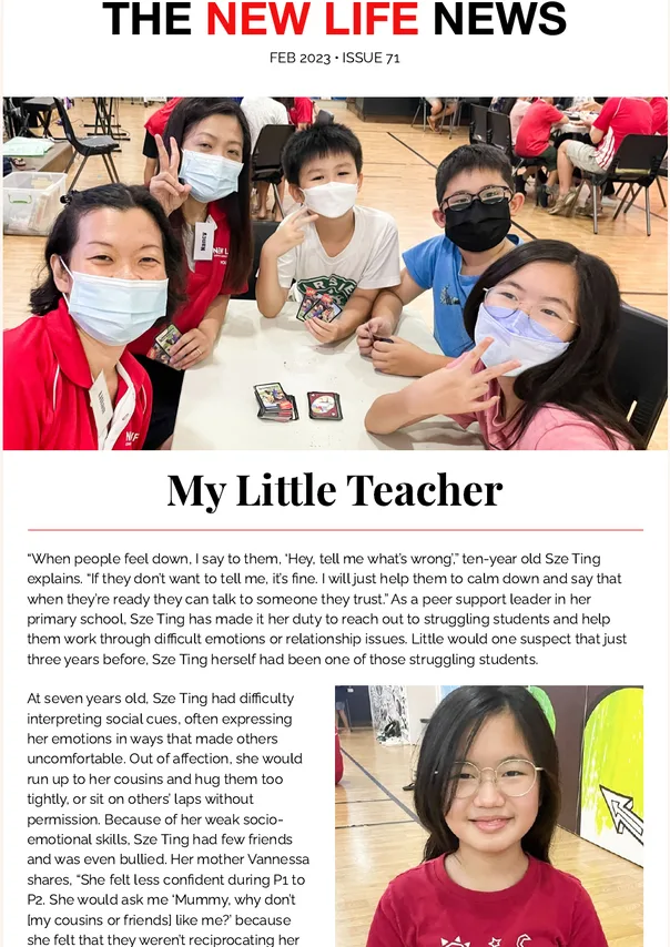 2023 Issue #71: My Little Teacher