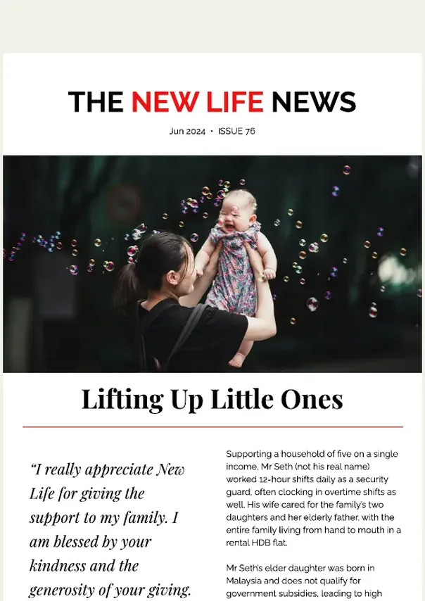 2024 Issue #76: Lifting Up Little Ones